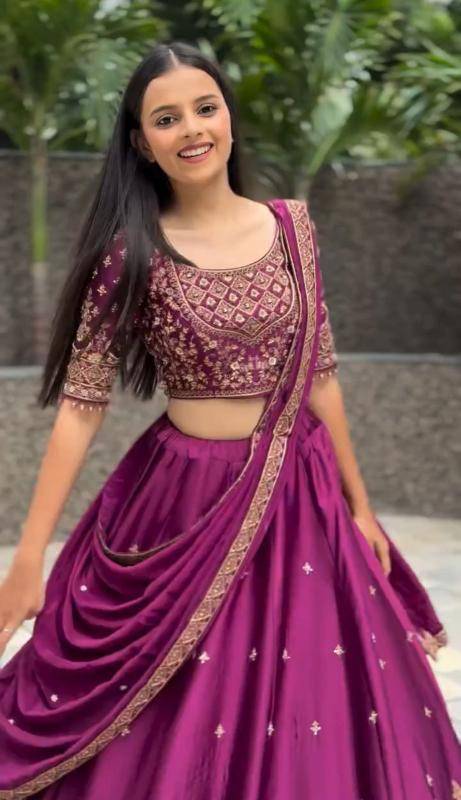 Launching New Festival Tapi 316 chinon Customized lehenga choli manufacturers in Mumbai